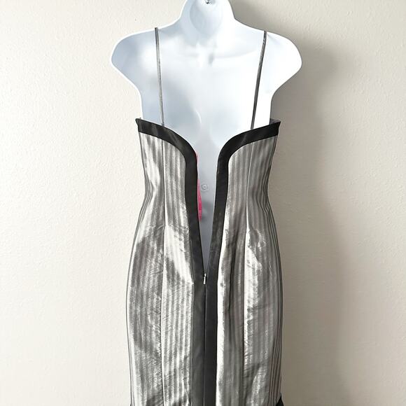 Flirt by Maggie Sottero Mermaid Trumpet Sweetheart Hi-Lo Dress women's size 2 - Picture 7 of 14